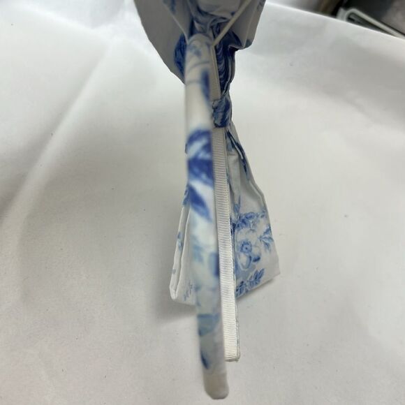 Janie and Jack 100049328 Blue and Shite floral headband NWT one size - Picture 5 of 6